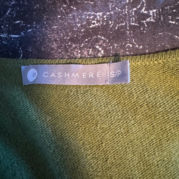 Green 100% cashmere sweater - Picture 2 of 4